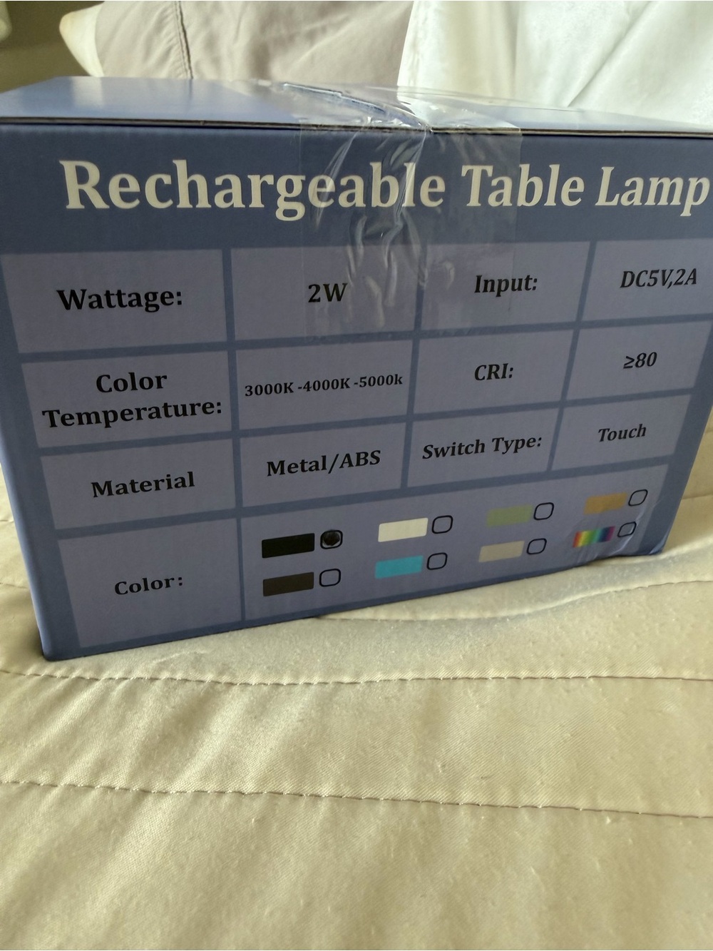 Rechargeable Table Lamp - Picture 2 of 4
